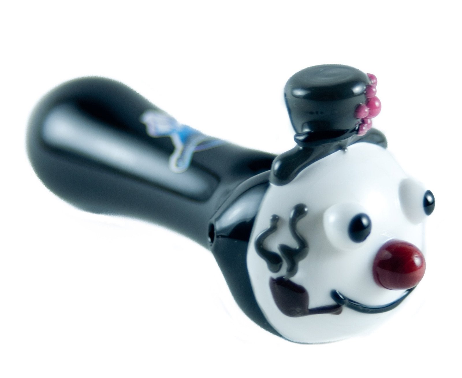 Spooky Snowman Glass Hand Pipe | BPV104