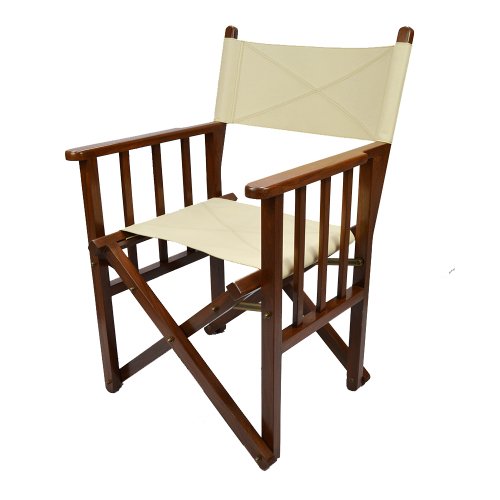 Buy Leather Director Chair Off-White