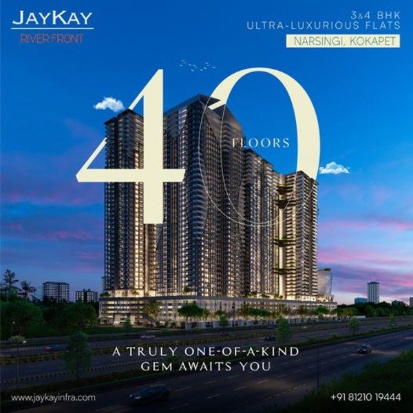 3 and 4BHK luxury apartments for sale in kokapet | JayKay Infra