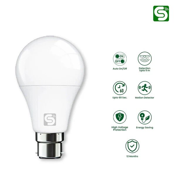 Motion Sensor Bulb B22