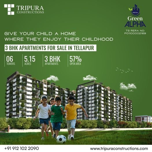 apartments for sale in tellapur | Tripura Constructions