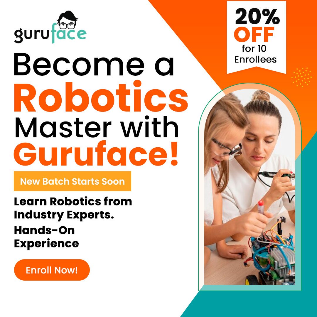 Robotics Training for Kids Aged 8-18 – Enroll Now with 20% Discount