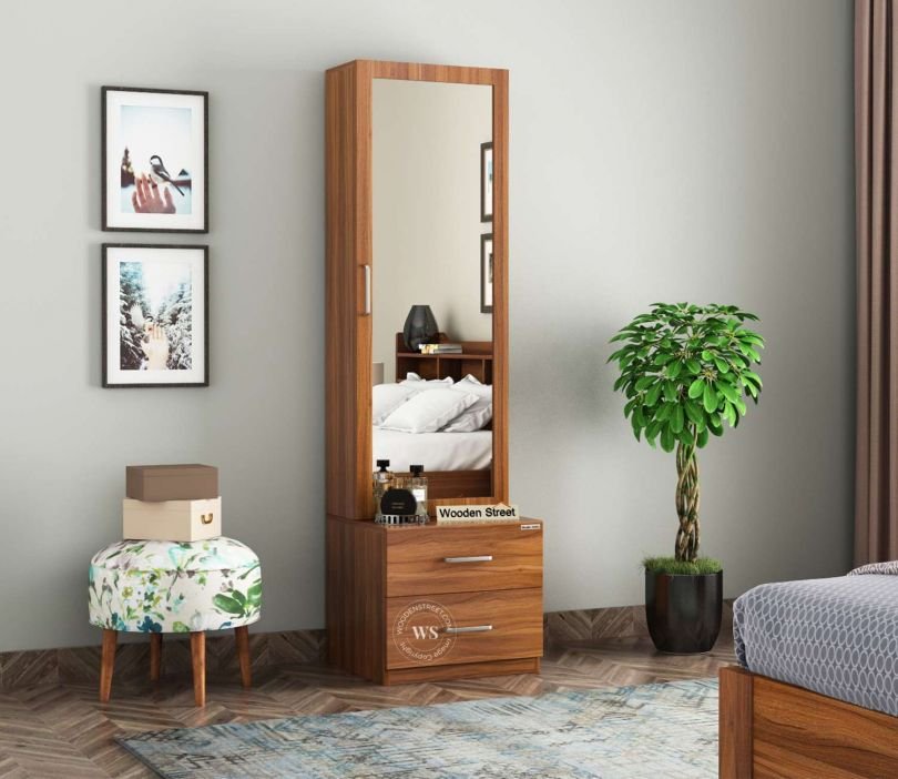 Dressing Table with Mirror and Lights @55% Off | Wooden Street