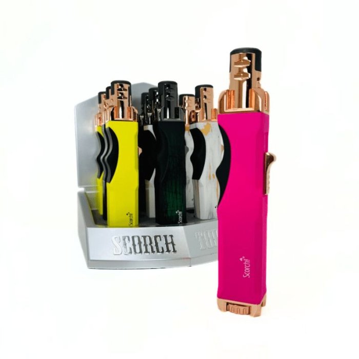 Scorch Torch – Pencil Standing torch with grip push up button | 9PC/Box