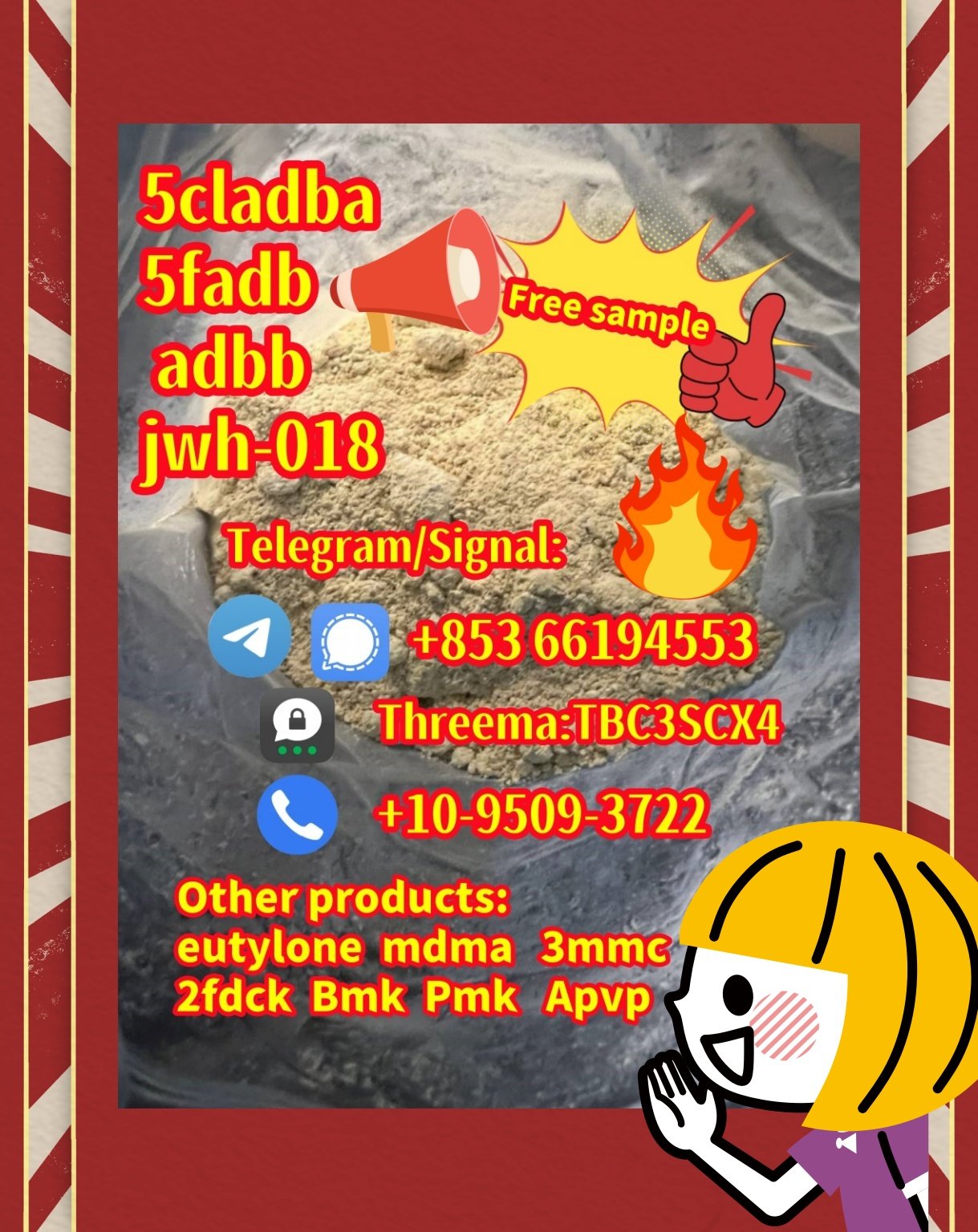 raw material ,+85366194553,5cladba,adbb,eutylone,mdma,2fdck,14680-51-4