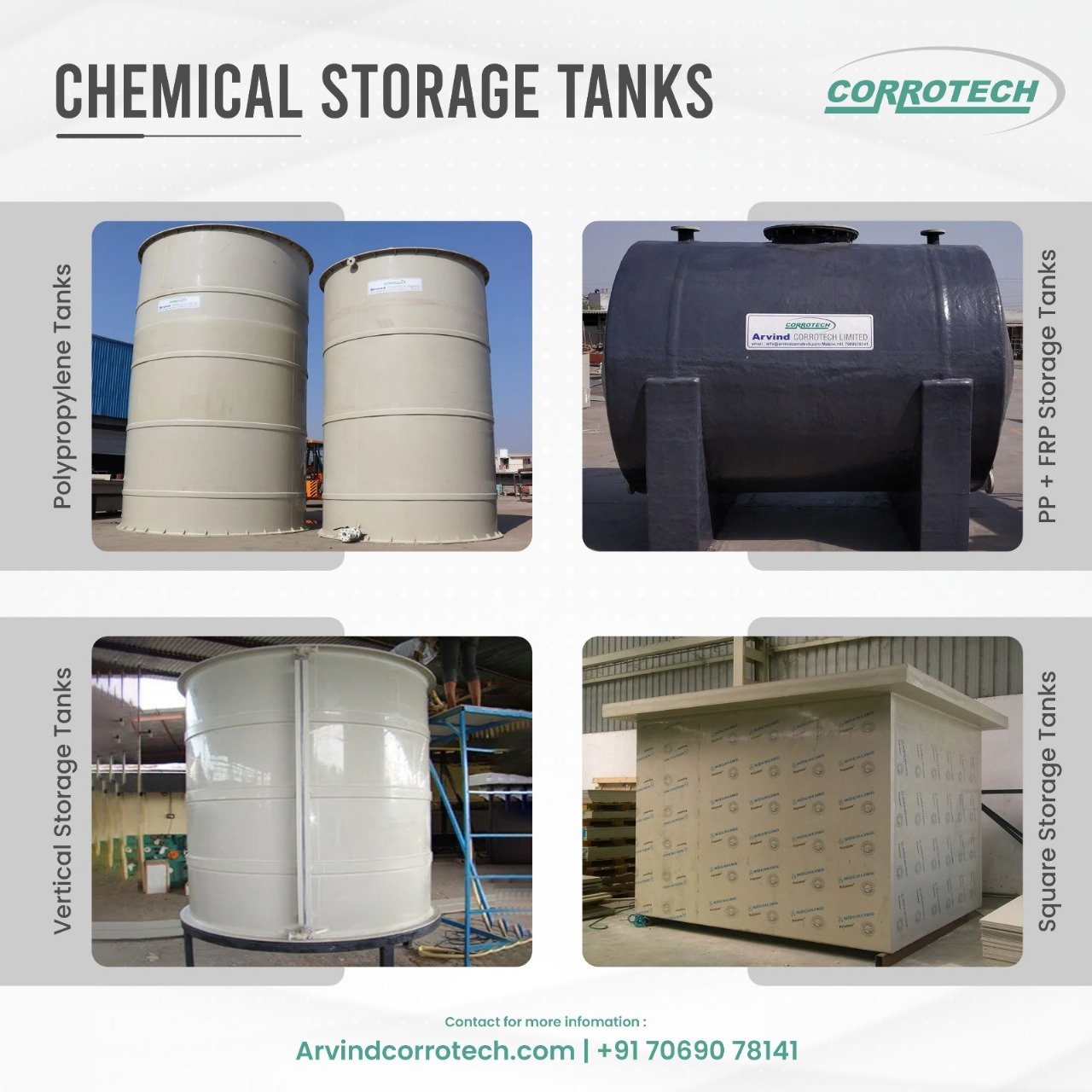 7 Benefits of Using FRP Chemical Tanks