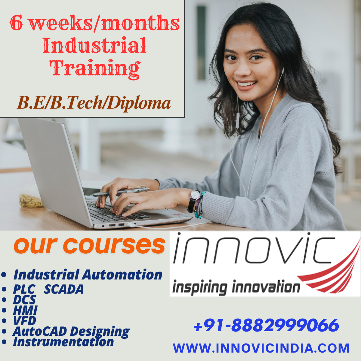 Six months/Weeks Industrial Training in Delhi NCR.