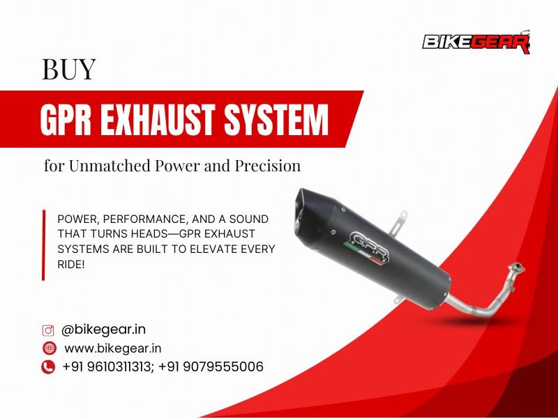 Buy GPR Exhaust System for Unmatched Power and Precision