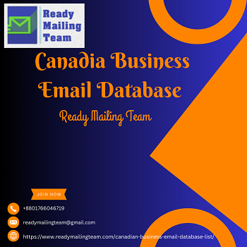 Canadian Business Email Database from Ready Mailing Team