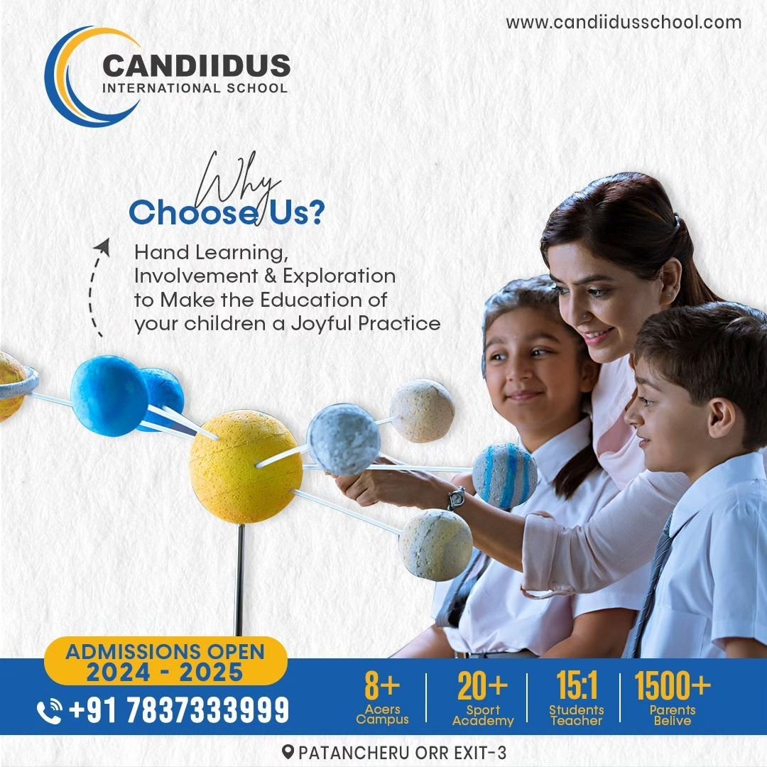 Top International CBSE School in Patancheru – Candiidus International School