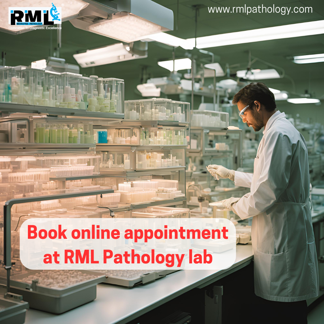 How to Book online appointment at RML Pathology ?