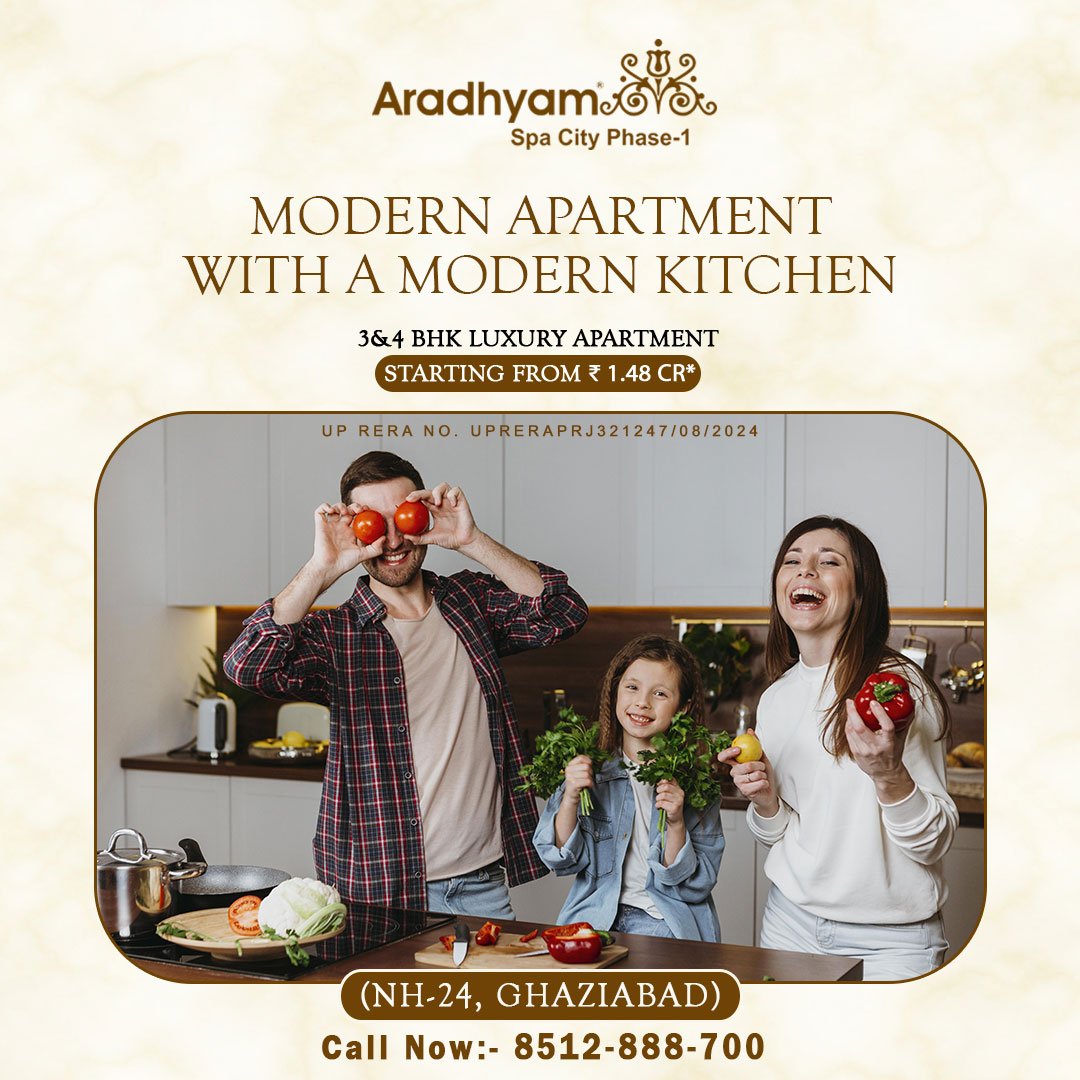 Buy 3BHK Flats at Aradhyam Spa City – NH-24's Finest