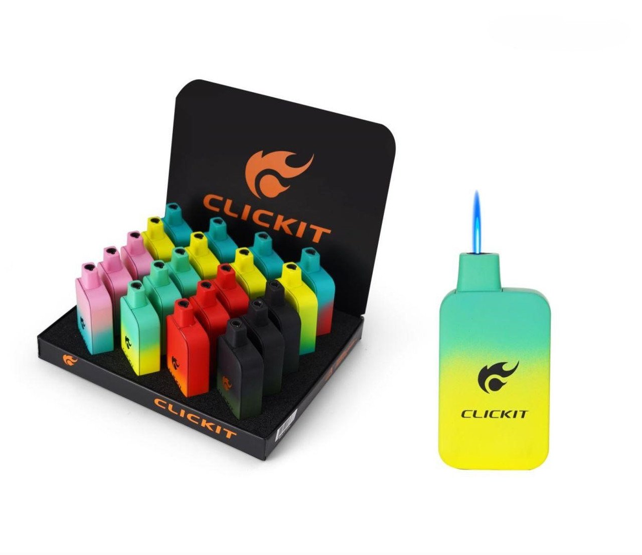 CLICKIT – Vape Torch Lighter | 20pc/Display Assorted colors | GH9288