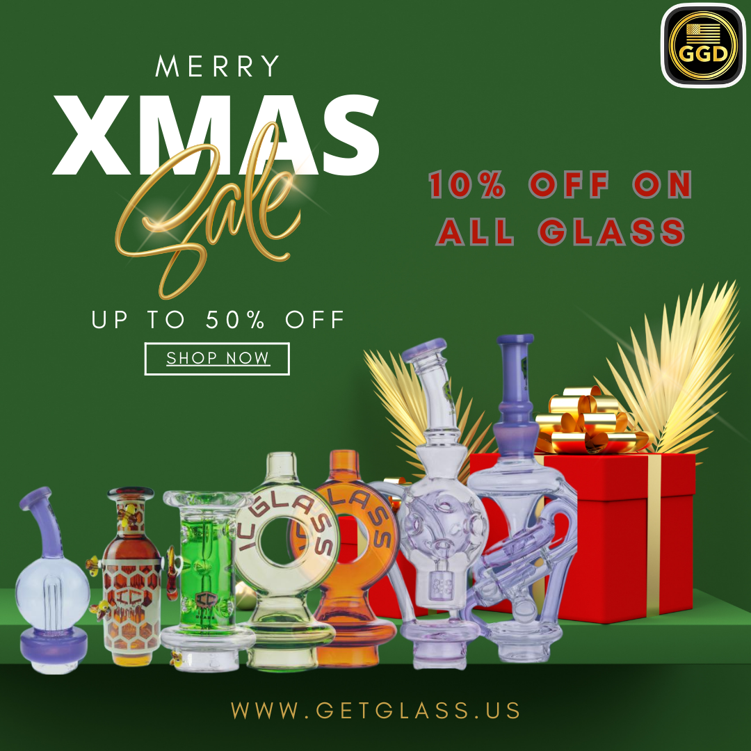 🎄 Holiday Deals: Up to 50% Off & 10% Off All Bong Glass at GetGlass.us! 🎁