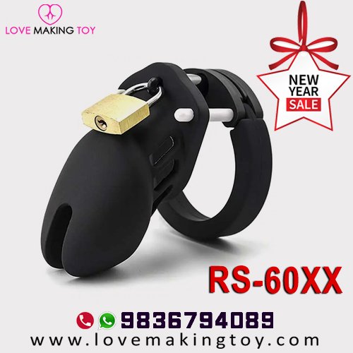 Black Silicone Chastity Cage India New Year Deal Call 9836794089