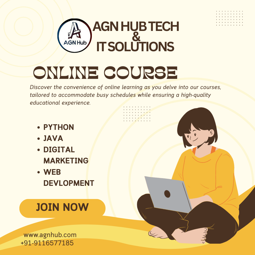 Boost Your Career with Online Courses from AGN Hub Tech & IT Solutions