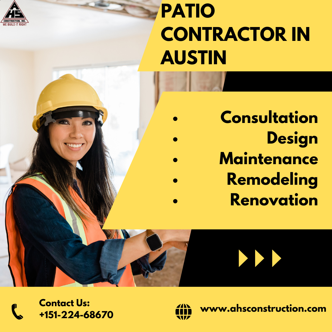 Are you in search of a professional patio contractor in Austin ?