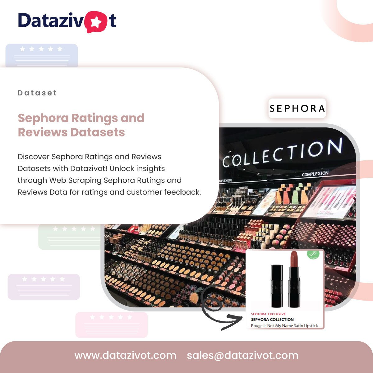 Sephora Ratings and Reviews Datasets for Analytics and Insights