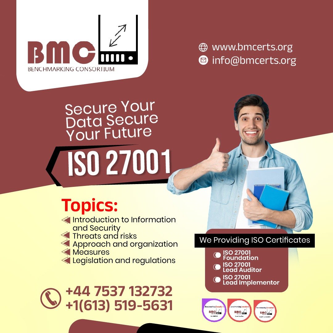 BMC Certifications – BMC ISO Certifications