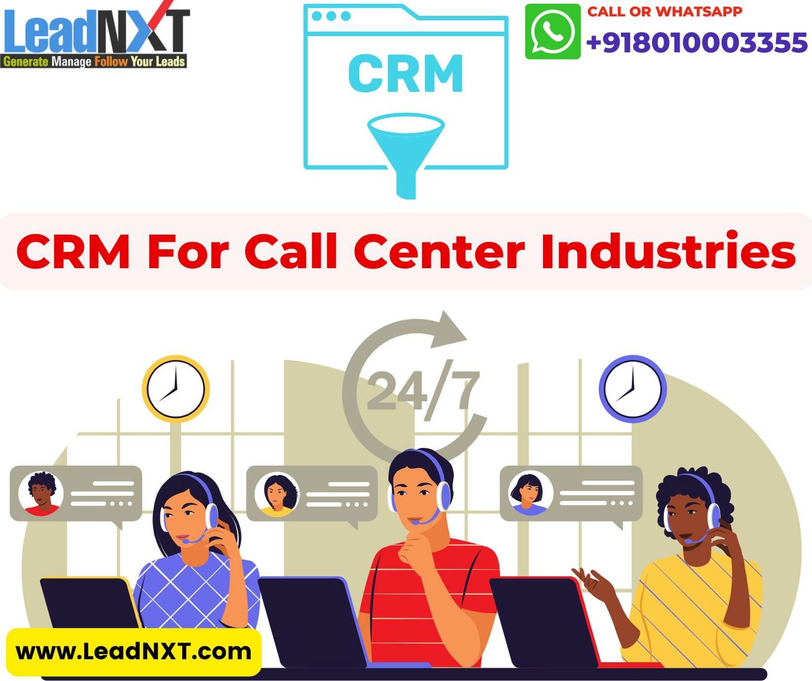 Revolutionize Your Call Center Operations with LeadNXT CRM