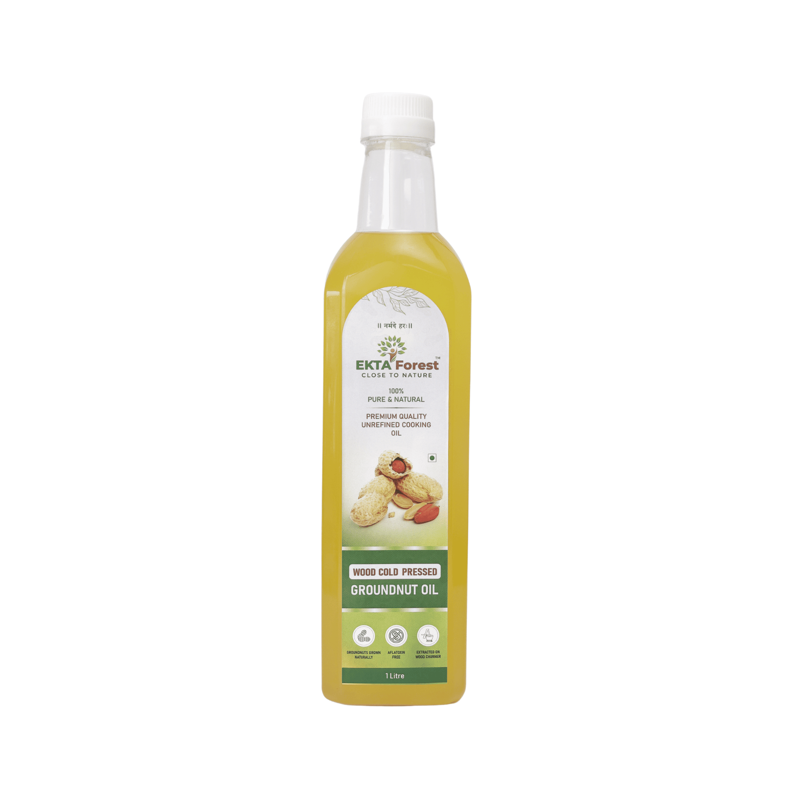 Buy Pure Wood Cold Pressed Groundnut Oil Online – 1L