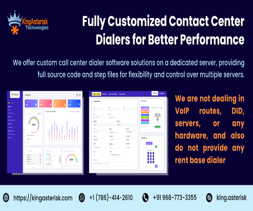 Fully Customized Contact Center Dialer Solutions – KingAsterisk