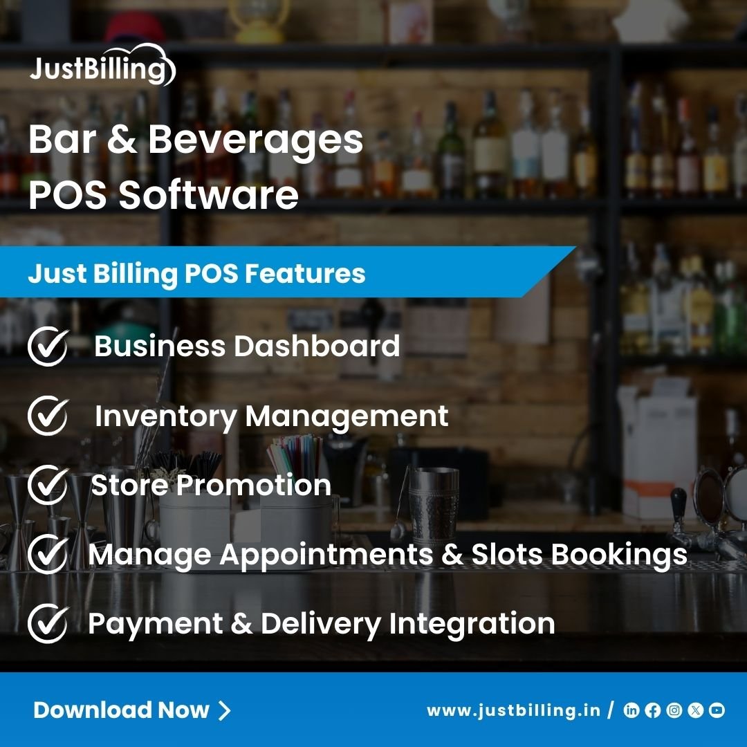 Optimize Your Bar Operations with Advanced Bar & Beverages POS Software