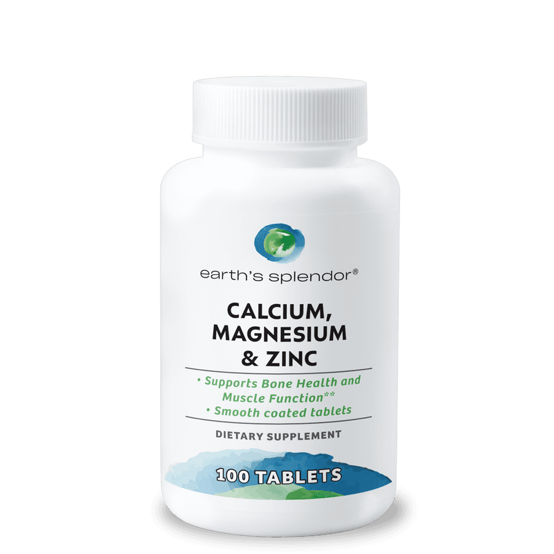 Comprehensive Bone, Heart, and Muscle Support: Calcium, Magnesium & Zinc Supplement