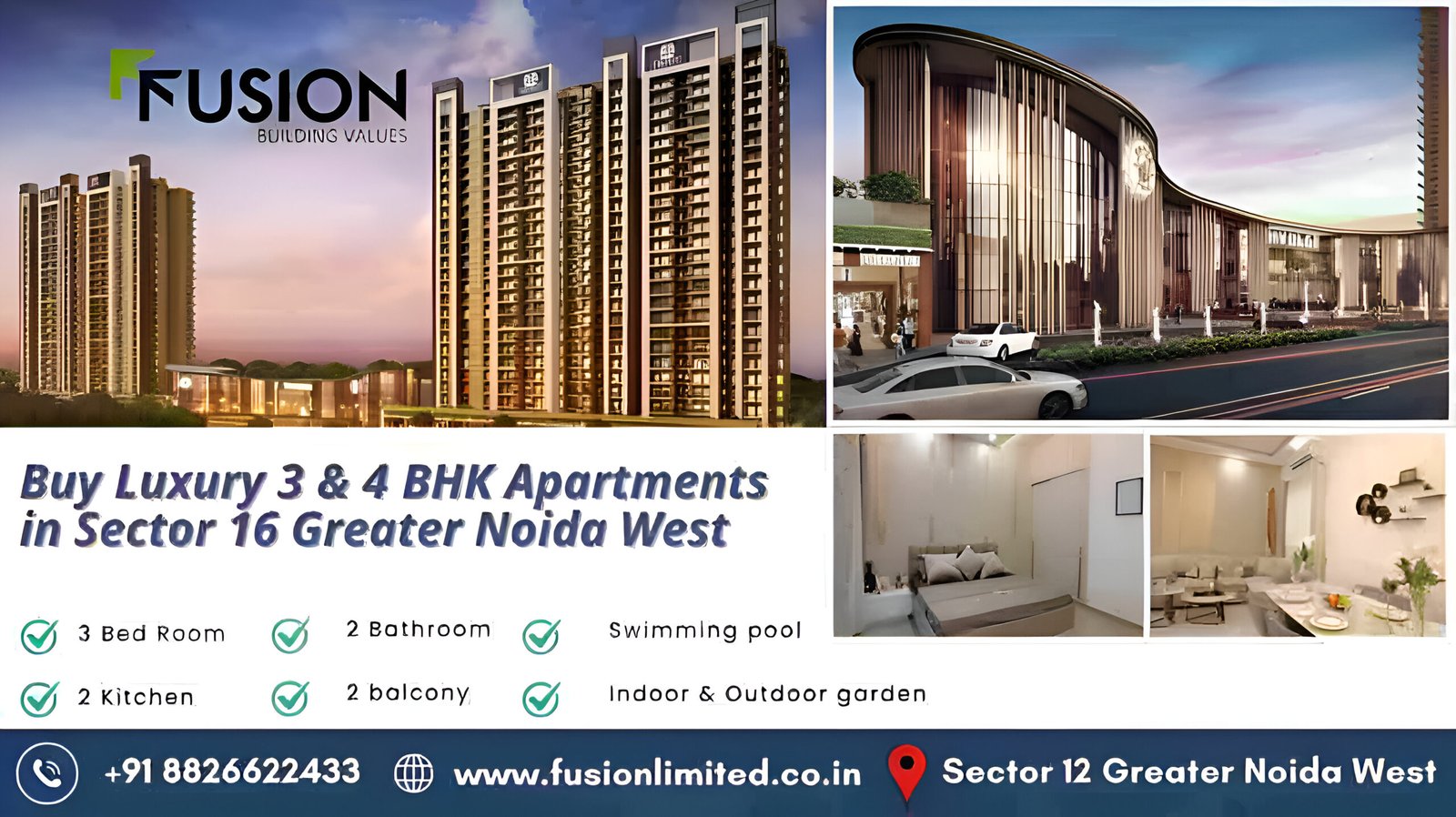 Fusion The Rivulet Phase 1 Resale, Greater Noida