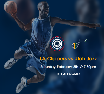 LA Clippers vs Utah Jazz Tickets Feb 8' 2025