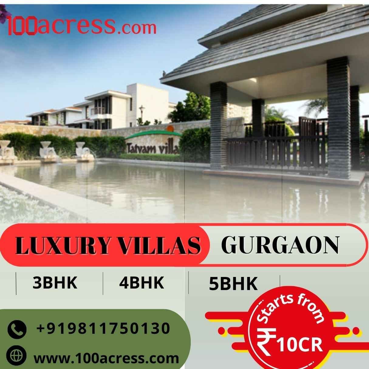 100acress Presents Stunning Luxury Villas in Gurgaon