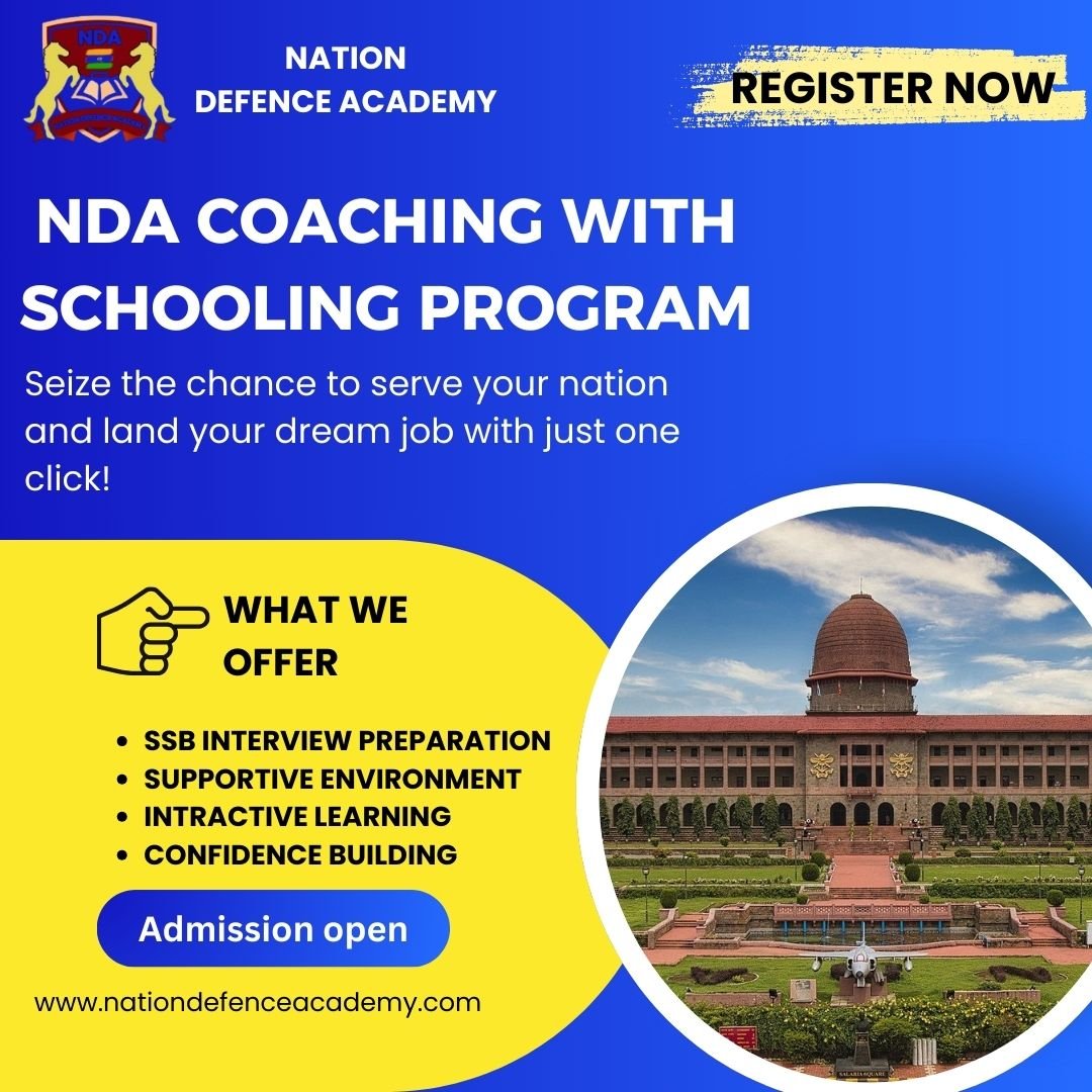 NDA Academy with schooling in Delhi