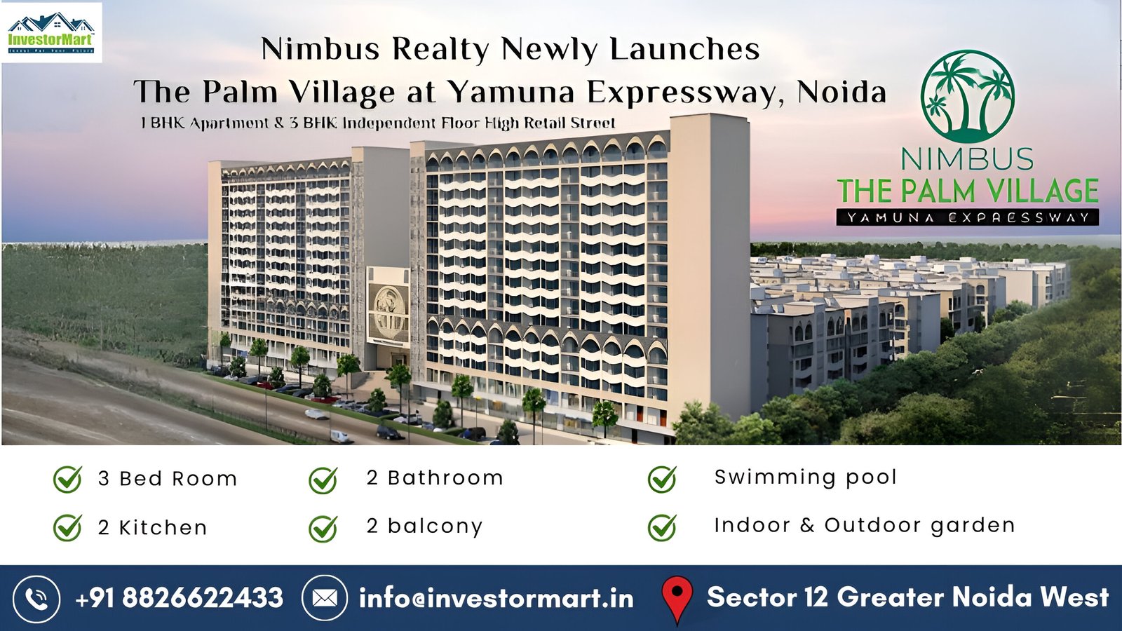 Nimbus The Palm Village Luxury Flats, Yamuna Expressway