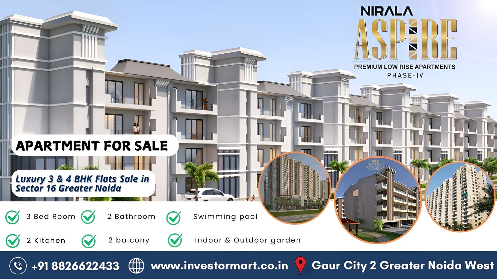 Nirala Aspire Low Rise | Low Rise Apartments in Greater Noida