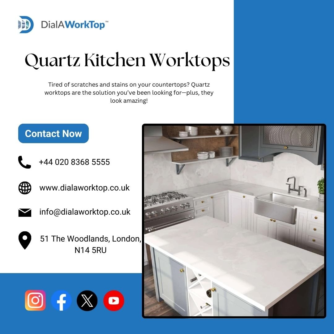 Quartz Kitchen Worktops | +44 0208 368 5555 | DialAWorkTop