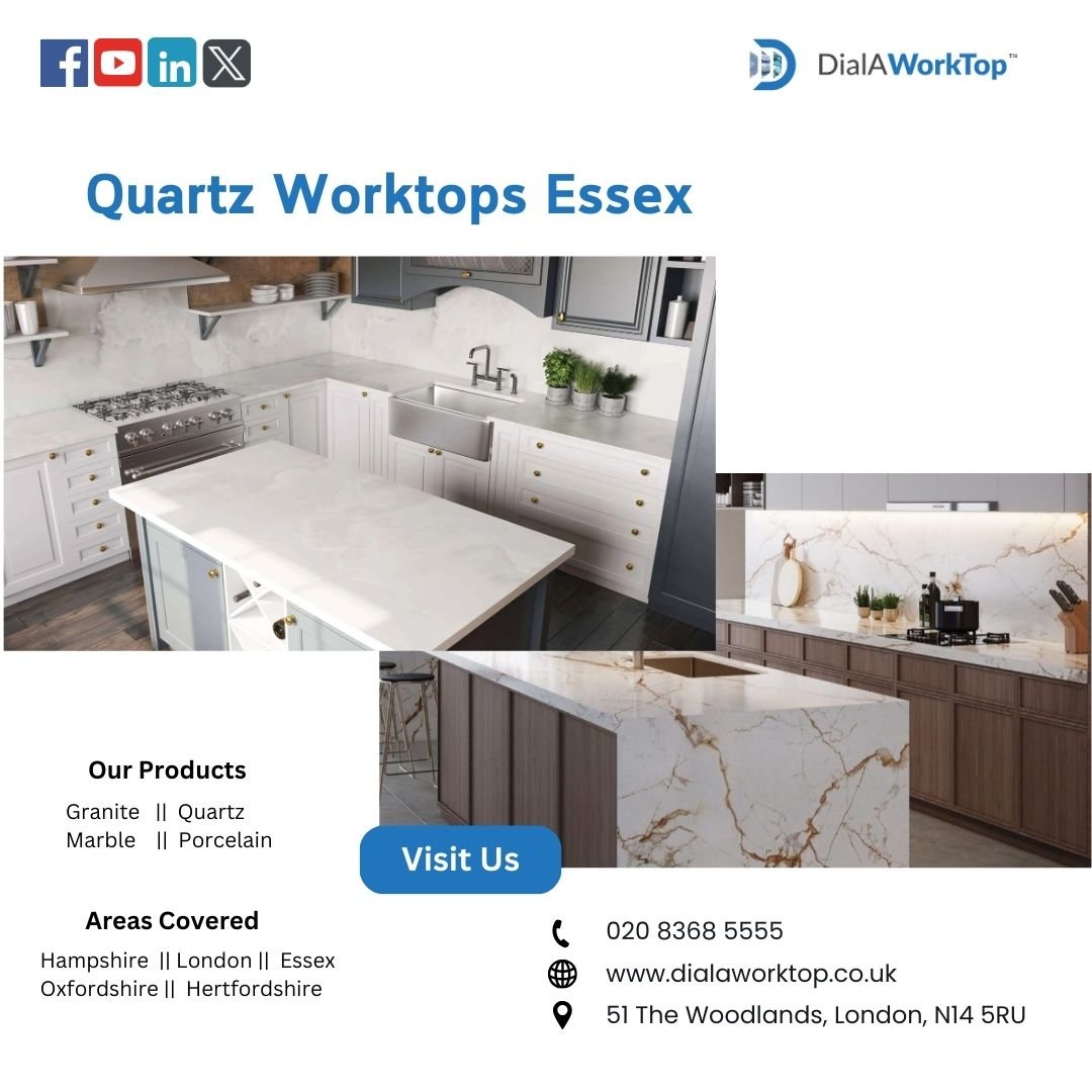 Quartz Worktops Essex | +44 0208 368 5555 | DialAWorkTop