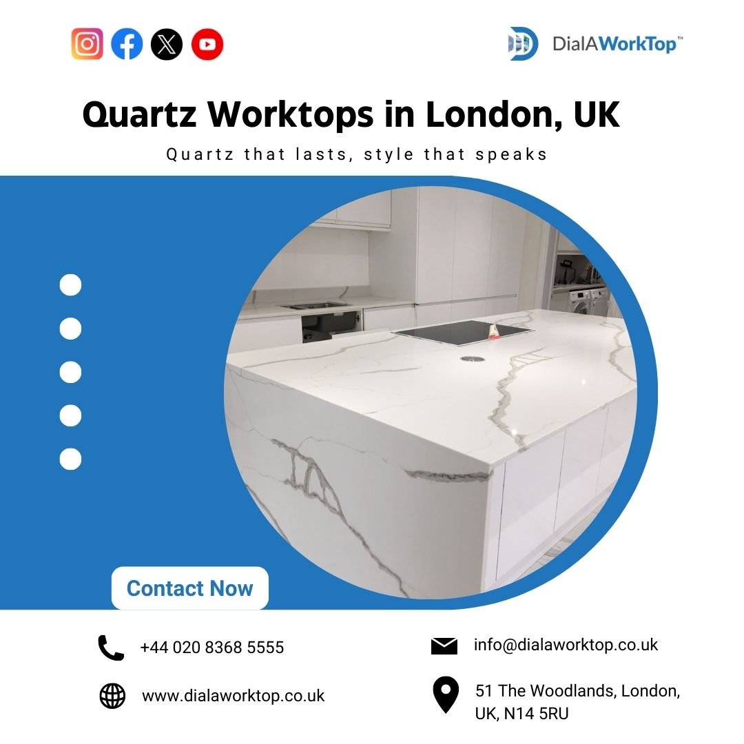 Quartz Worktops in UK | +44 0208 368 5555 | DialAWorkTop