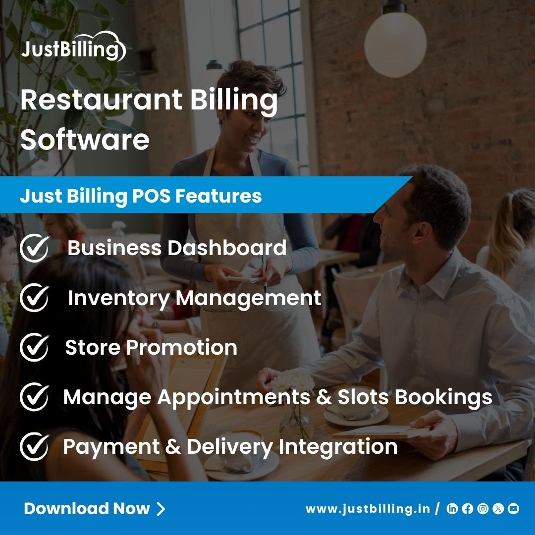 Streamline Your Restaurant Operations with  Restaurant Billing   Software