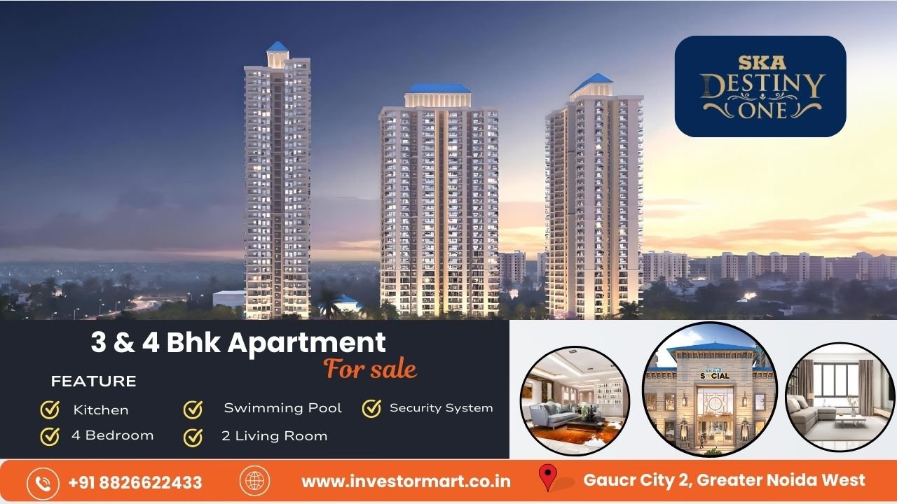 SKA Destiny One | 3 & 4 BHK Apartments Zeta 1 Greater Noida