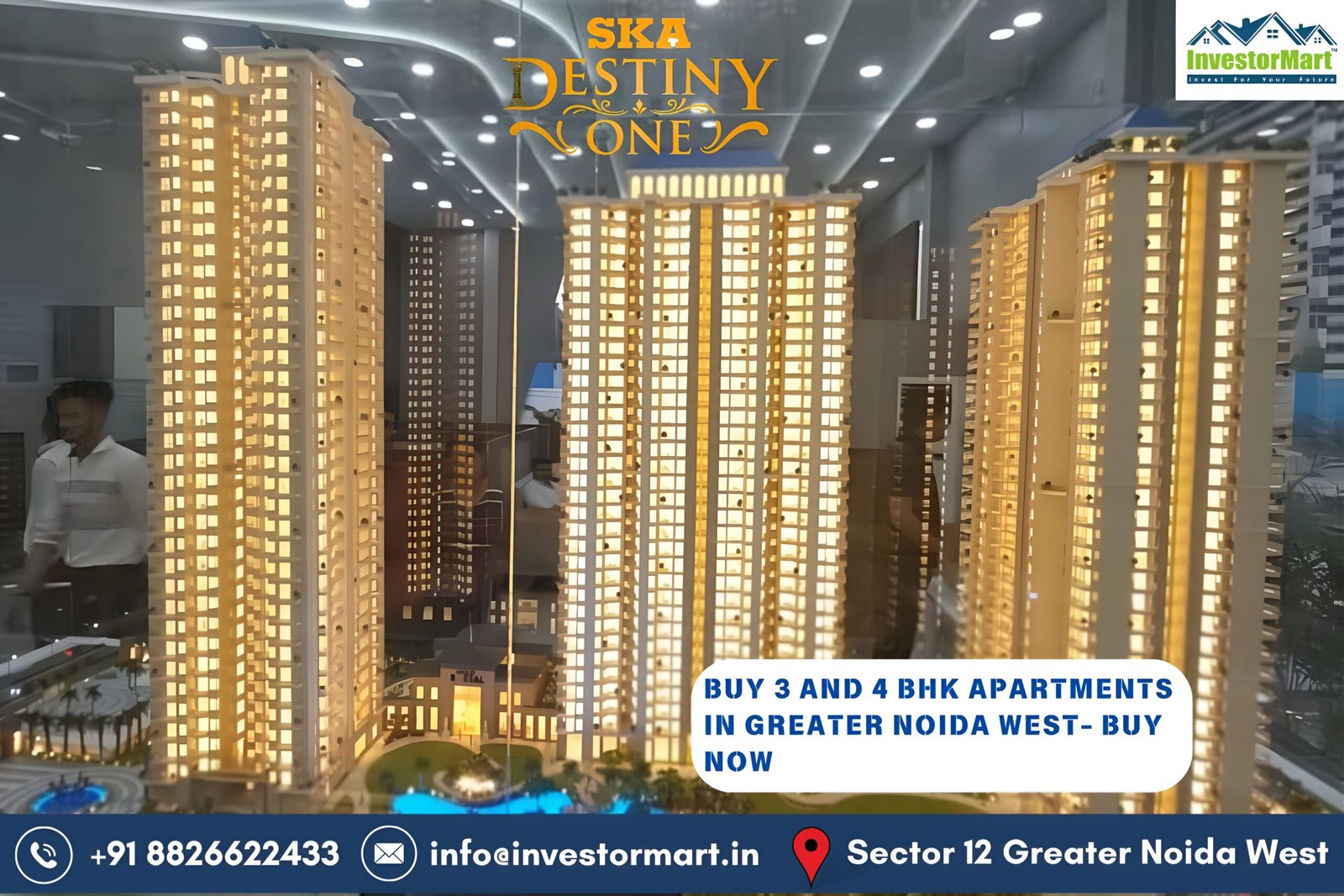 SKA Destiny One 3/4 BHK Ready-to-Move Apartments in Greater Noida