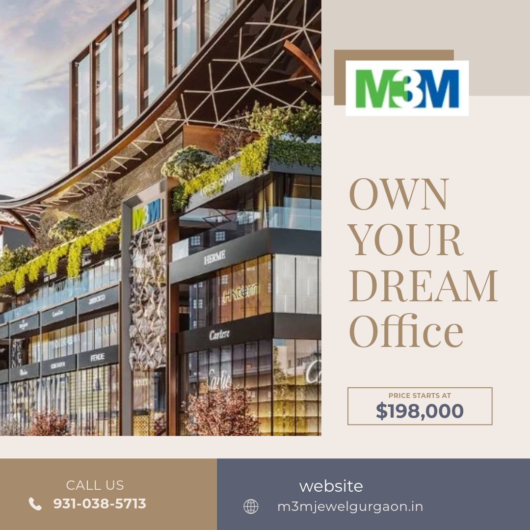 Explore Premium M3M Jewel Office Spaces