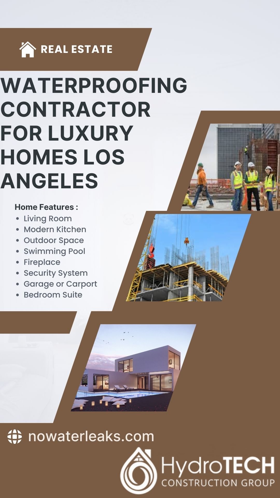 Waterproofing Contractor for Luxury homes Los Angeles