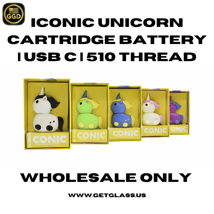 ICONIC Unicorn cartridge Battery | USB C | 510 Thread