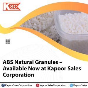 ABS Natural Granules – Available Now at Kapoor Sales Corporation