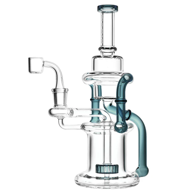 Dual Chamber Multi-Tube Recycler with Matching Color Bowl Piece | Wholesale Smoking Accessories Distributor