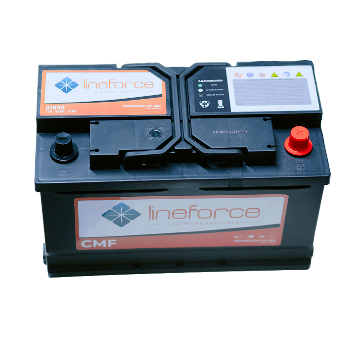 Lineforce DIN80 12V 80AH Car Battery For Sale