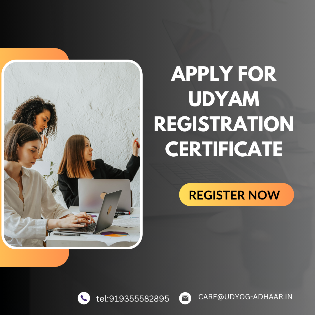 apply for udyam Registration certificate