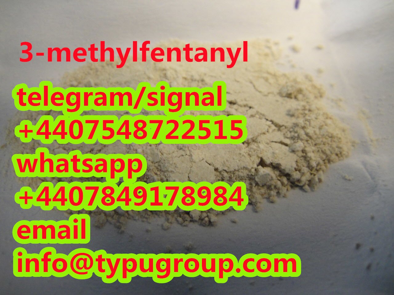 chemical 3-methylfentanyl cas209414-07-3  telegram/signal+4407548722515