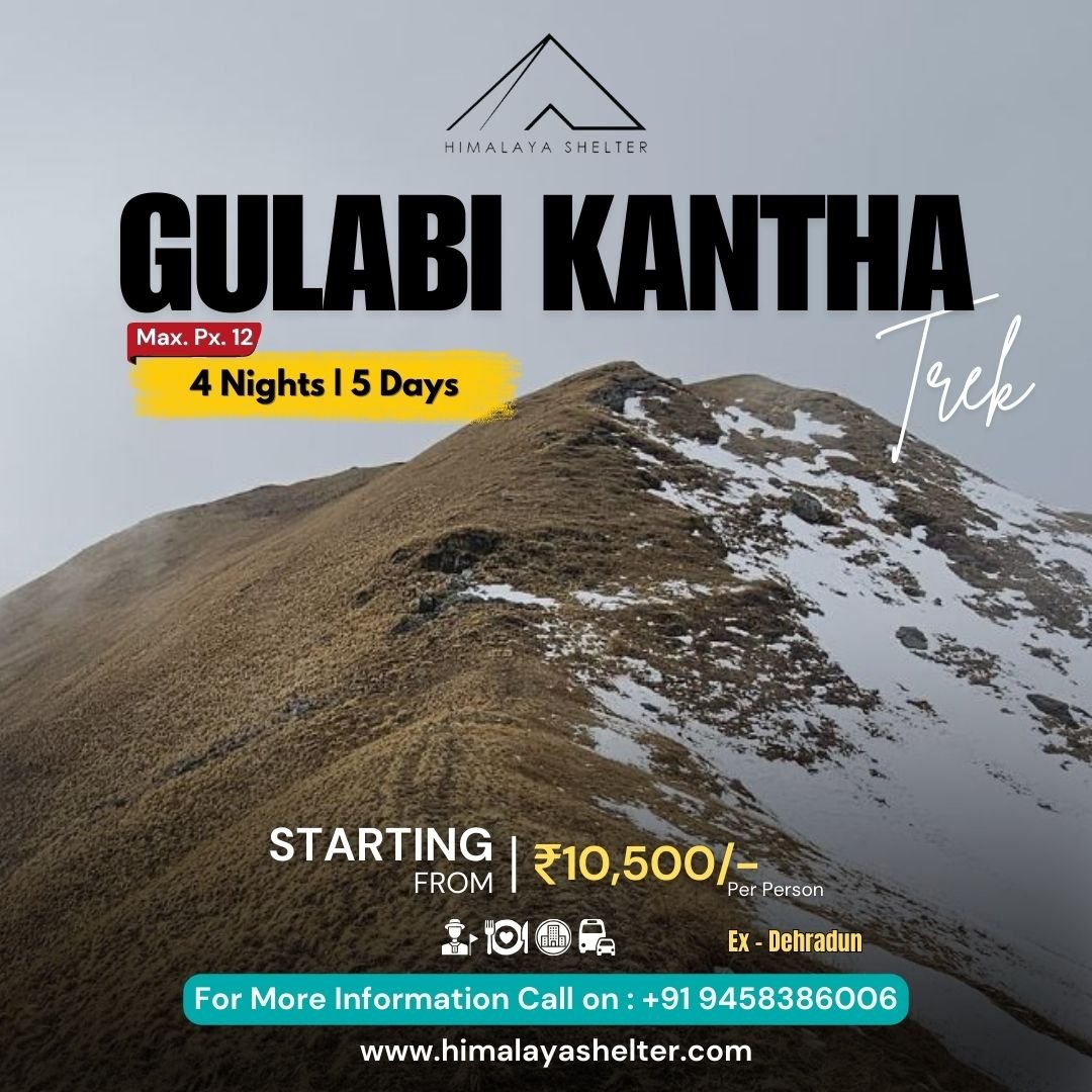 Gulabi kantha trek with Himalaya Shelter