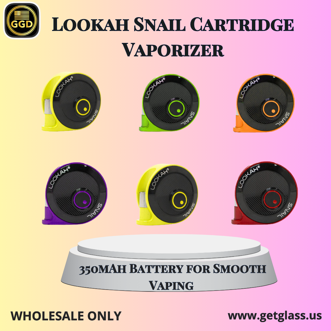 Lookah Snail Cartridge Vaporizer | 350mAh Battery for Smooth Vaping